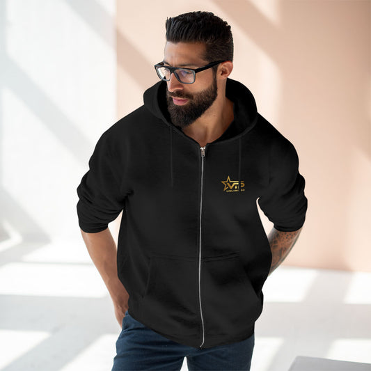 Gold Star Logo Zip Hoodie